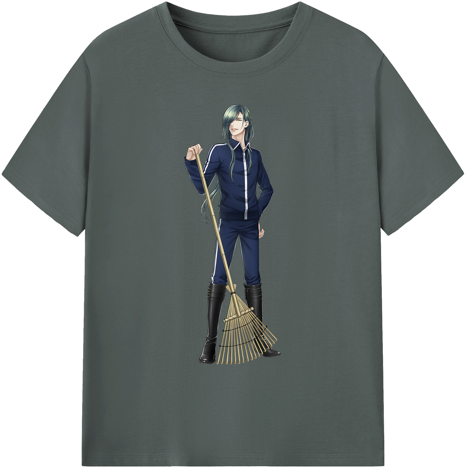 （画像用） 刀剣乱舞 Touken Ranbu 綿100％ メンズ半袖Tシャツ｜肌触りやわらか＆通気性